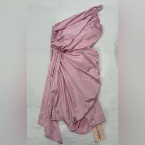 SHEIN Satin pink dress